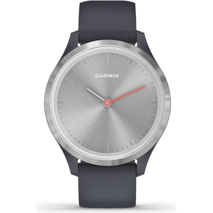 Часы GARMIN VIVOMOVE 3S серебристый циферблат с гранитно-синим ремешком 010-02238-20