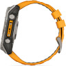 Смарт-часы GARMIN FENIX 8 – 51 мм, AMOLED Sapphire, титан с силиконовым ремешком цвета Spark Orange/Graphite 010-02905-11